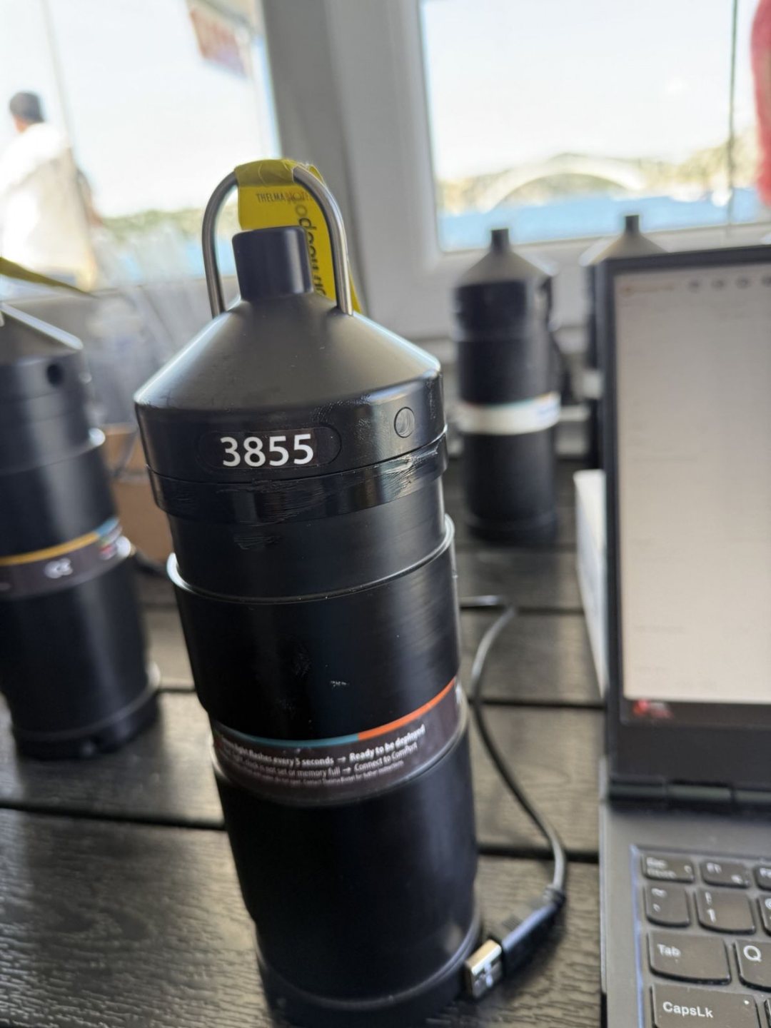 Acoustic receivers prepared for deployment