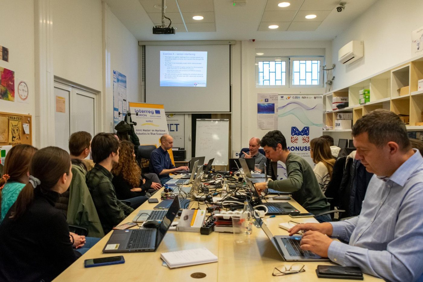 Hands-on workshop session on sensor interfacing
